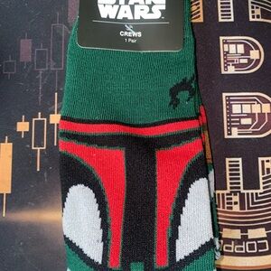 Star Wars Green Red Casual Socks